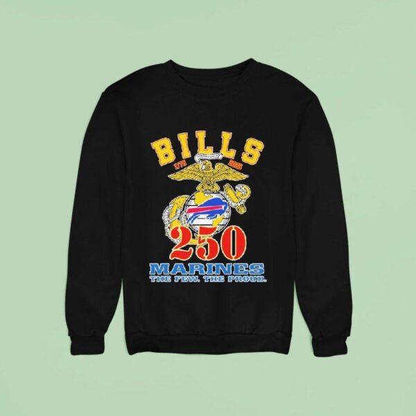 Buffalo Bills Marines The Few The Proud Sweatshirt