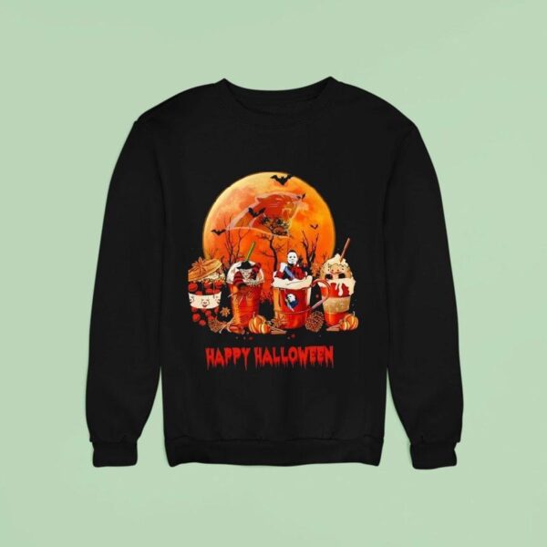 Carolina Panthers Happy Halloween Coffee Sweatshirt