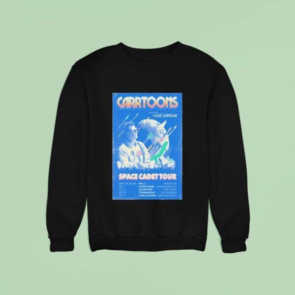 Carrtoons September October Space Cadet Tour Sweatshirt