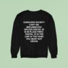 Cashless Society Can T Be Implemented Unless Digital Id Is In Place First Digital Id Is The Line Sweatshirt