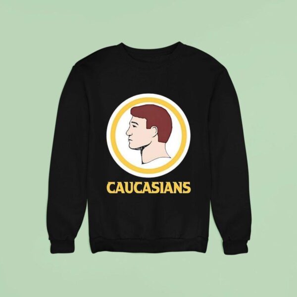 Caucasians Style Washington Commanders Logo Parody Sweatshirt