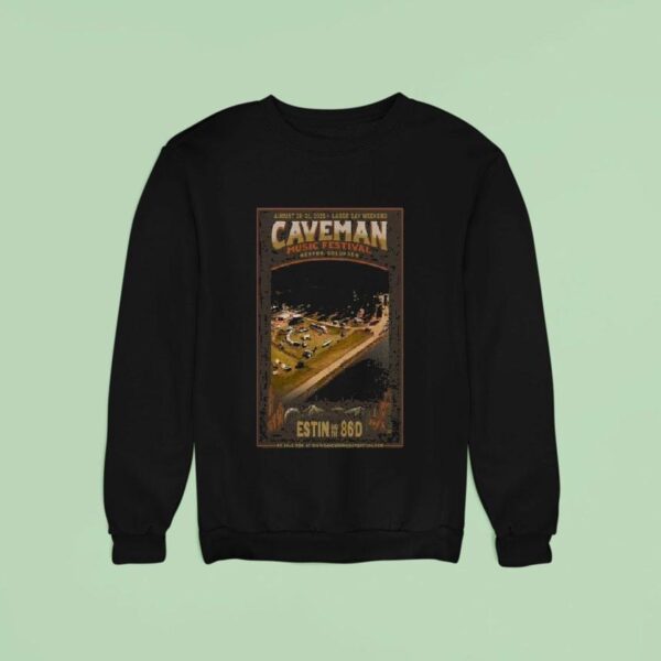 Caveman Music Festival Aug Weston Co Sweatshirt