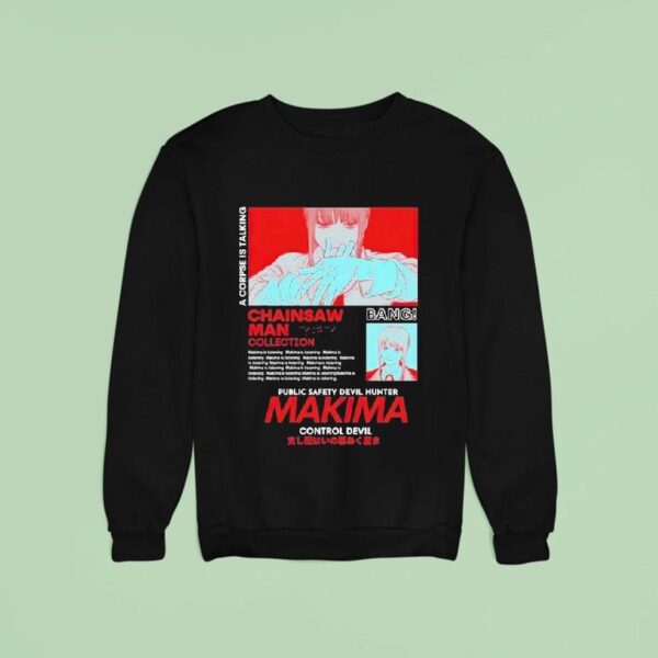 Chainsaw Man Makima Control Devil Bang Sweatshirt