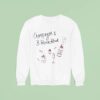 Champagne And B Positive Blood Sweatshirt