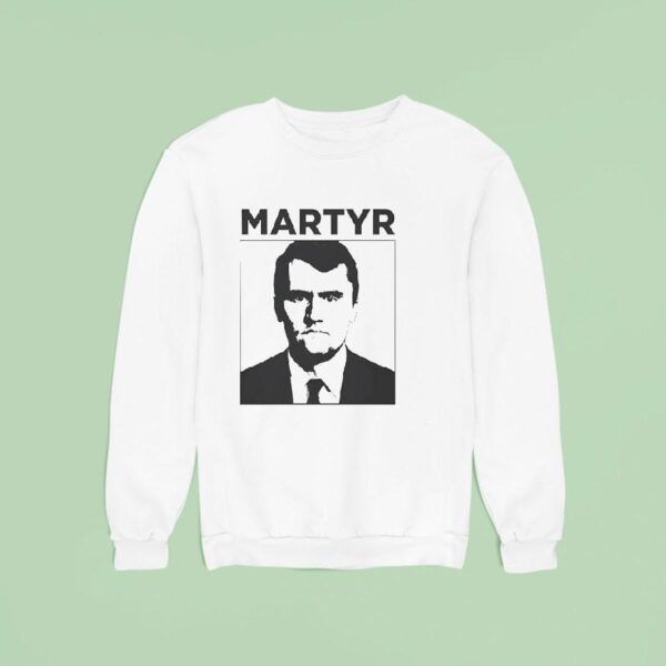 Charlie Kirk Martyr Portrai Sweatshirt
