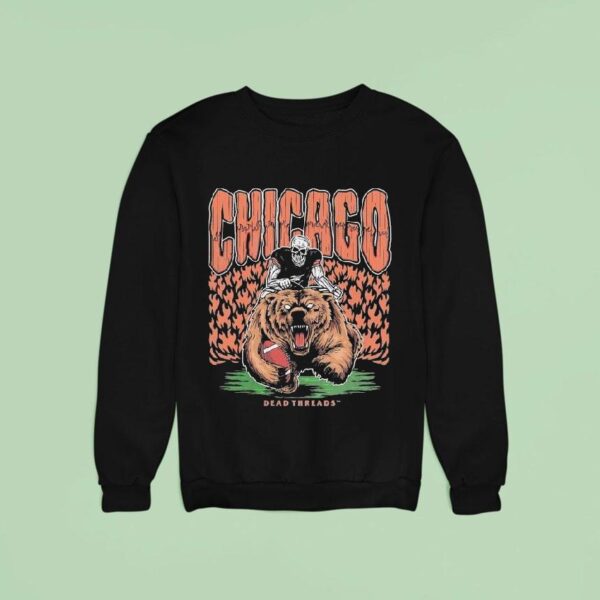 Chicago Bears Dead Threads Skeleton Sweatshirt