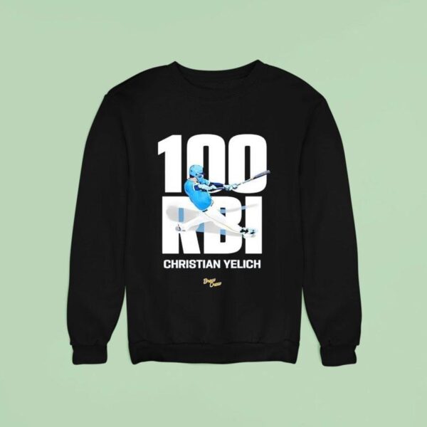 Christian Yelich Rbi Milwaukee Brewers Baseball Sweatshirt