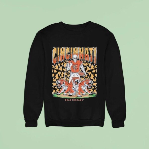 Cincinnati Bengals Dead Threads Skeleton Sweatshirt