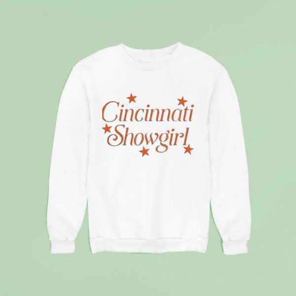 Cincinnati Womens Teal Showgirl Sweatshirt