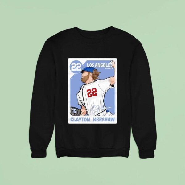 Clayton Kershaw Los Angeles Dodgers Signature Sweatshirt