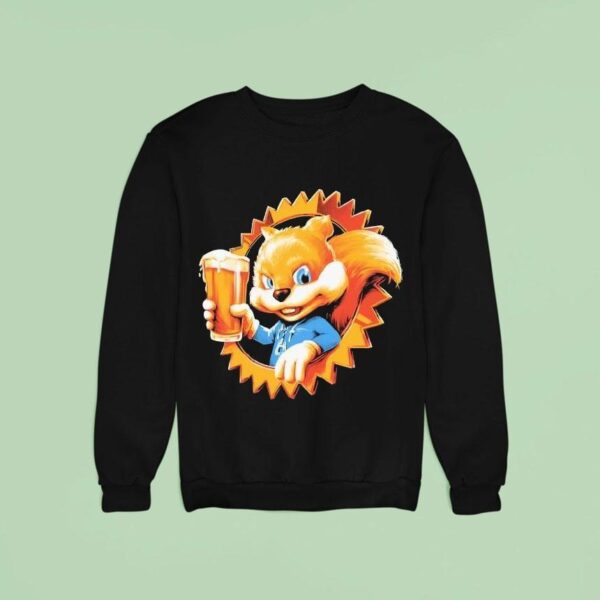 Conker S Bad Fur Day Cheers Jeers And Beers Sweatshirt