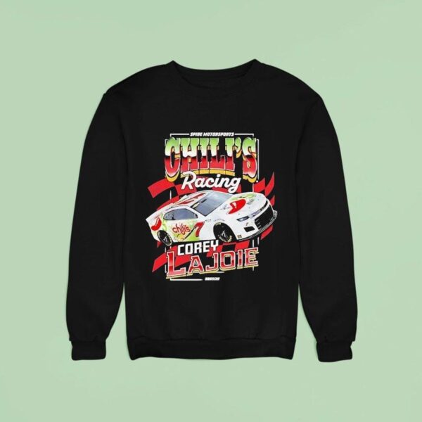 Corey Lajoie Chili S Racing No Chevrolet Silverado Rst For Spire Motorsports Sweatshirt