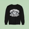 Crown Logo Ontario Reign Hockey Sweatshirt