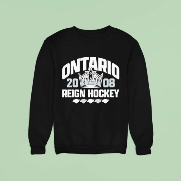Crown Logo Ontario Reign Hockey Sweatshirt