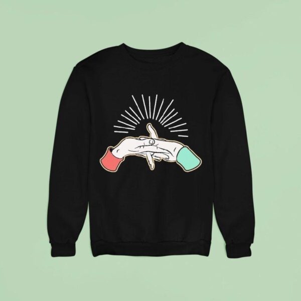 Dadi Freyr Wormfinger Hands Sweatshirt