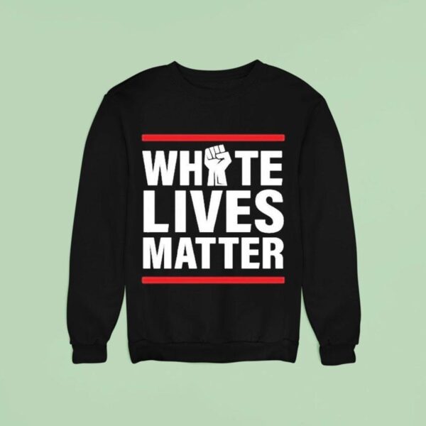Dariusz Matecki Wearing White Lives Matter Sweatshirt