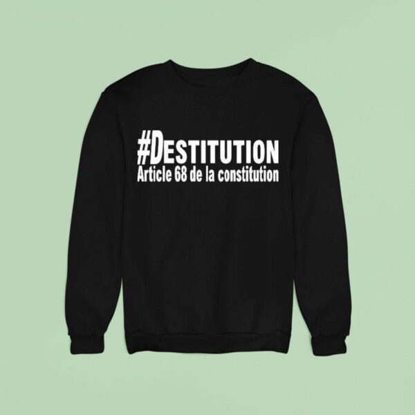 David Van Hemelryck Destitution Article De La Constitution Sweatshirt