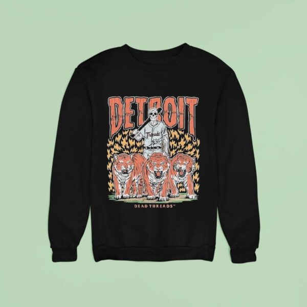 Detroit Tigers Dead Threads Sweatshirt