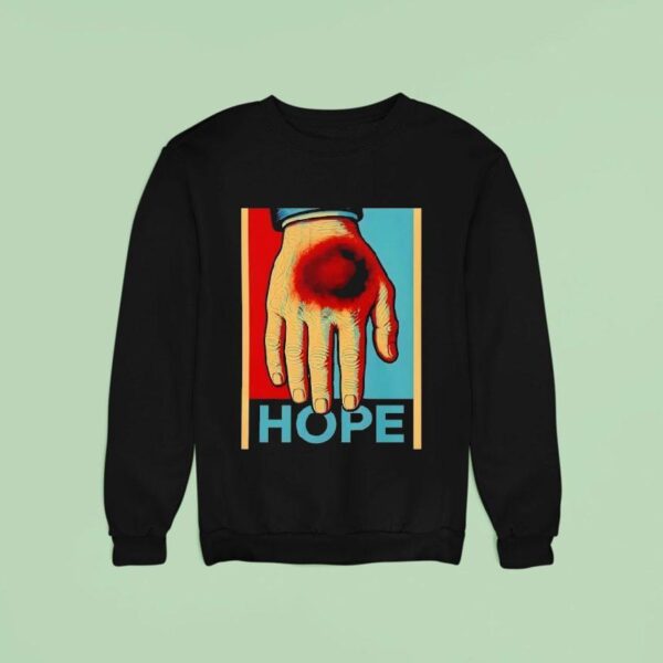 Donald Trump Bruised Hand Hope Sweatshirt