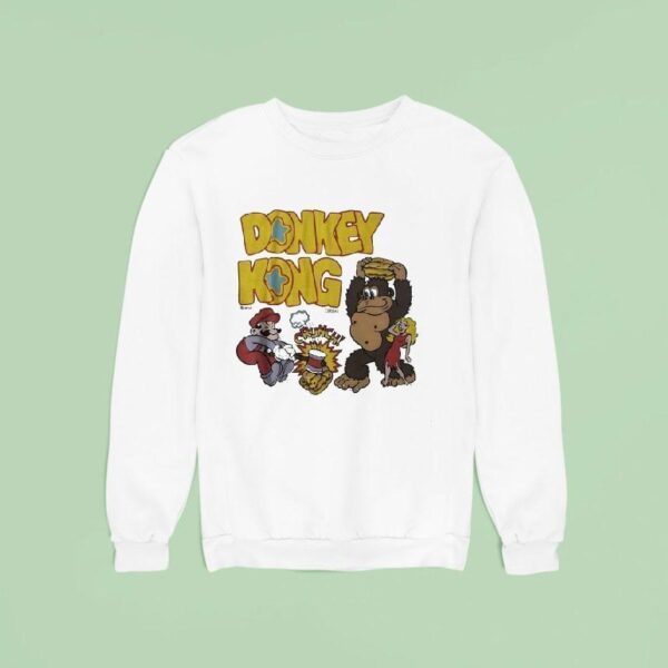 Donkey Kong Mario And Pauline Sweatshirt