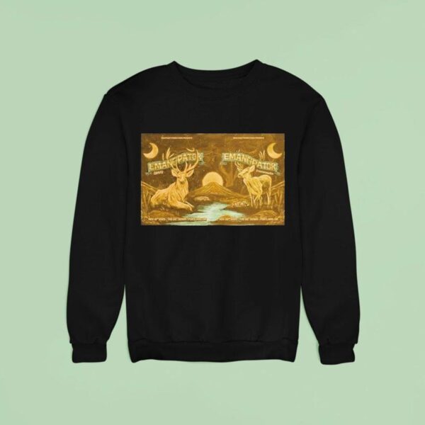 Emancipator Nov The Get Down Portland Or Deers Sweatshirt