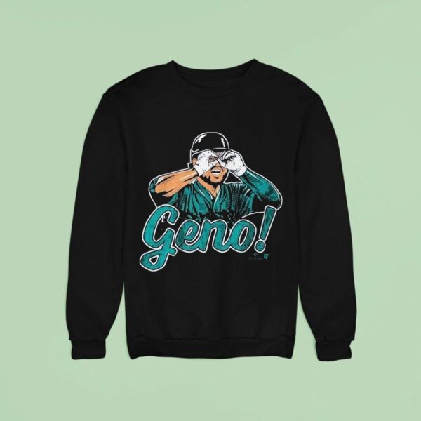 Eugenio Suarez Geno Goggles Seattle Mariners Sweatshirt