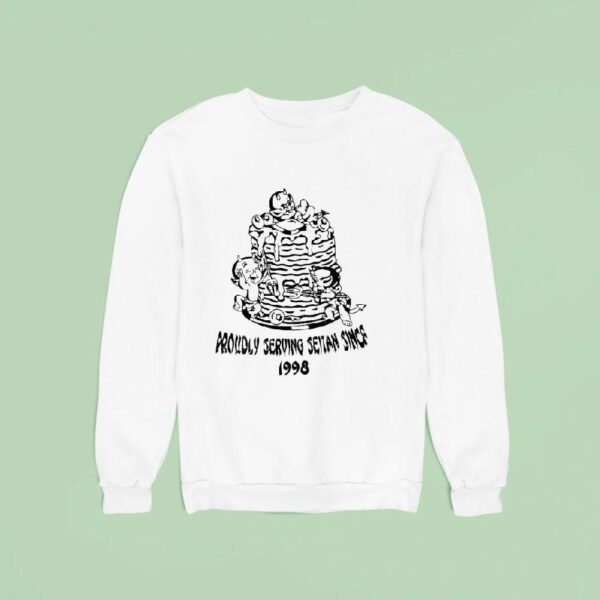 Evil Proudly Serving Seitan Since Sweatshirt