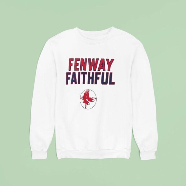Fenway Faithful Boston Red Sox Baseball Logo Sweatshirt