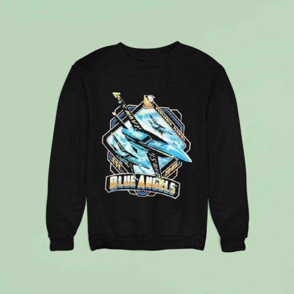 Flight Deck Naval Aviation Blue Angels Flash Sweatshirt