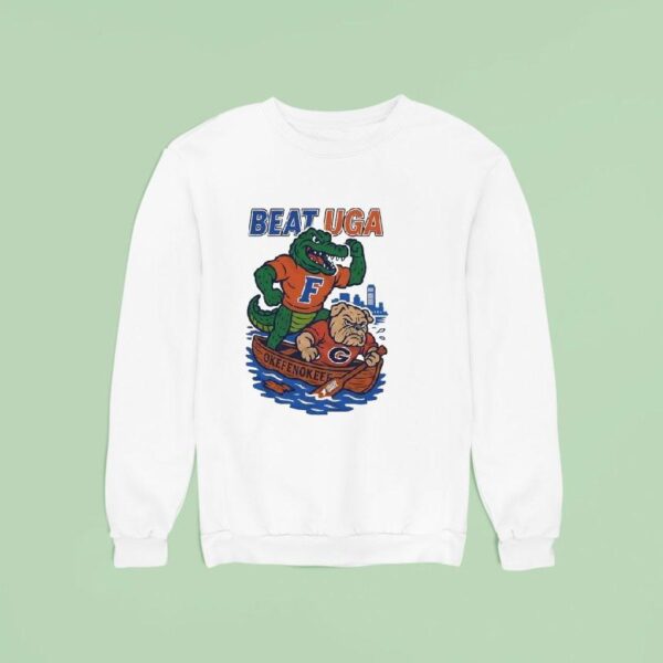 Florida Gators Beat Uga Georgia Bulldogs Okefenokee Sweatshirt