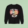 Frankenstein Monster Is This A Joke Kiss Cam Halloween Sweatshirt