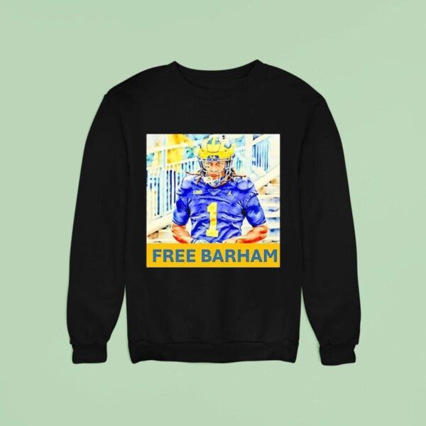 Free Jaishawn Barham Michigan Wolverines Football Sweatshirt