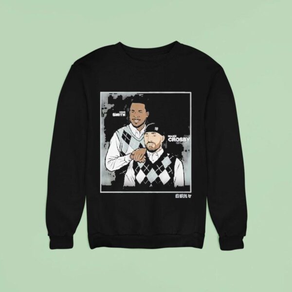 Geno Smith And Maxx Crosby Step Brothers Family Portrai Sweatshirt