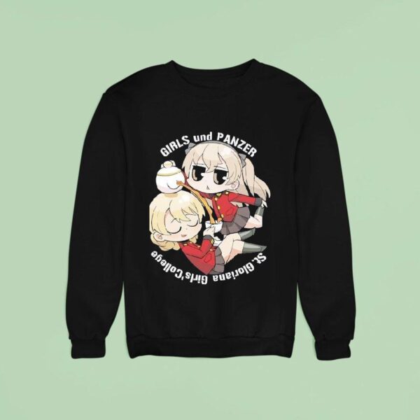 Girls Und Panzer St Gloriana Girls College Anime Sweatshirt