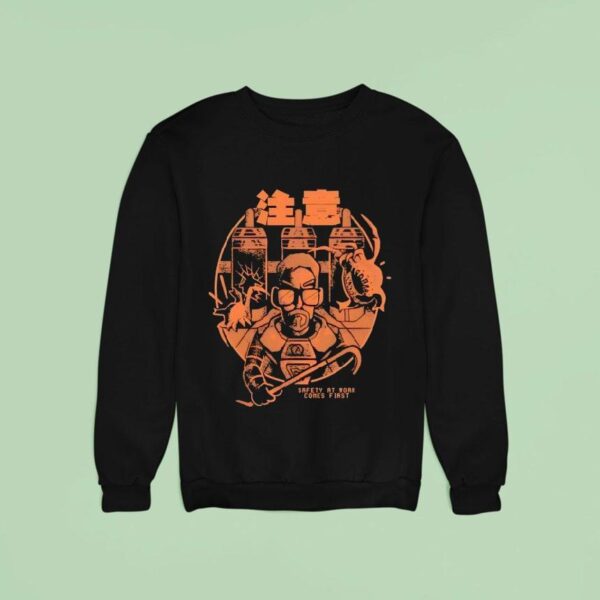 Gordon Freeman From Half Life Safety At Work Comes Firs Sweatshirt