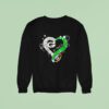 Green Bay Packers Go Pack Go Diamond Heart Sweatshirt