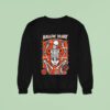 Hallow Heart Th Skeleton Cut Out Halloween Sweatshirt