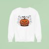 Halloween Pumpkin Greeting Ghosts Boo Funny Sweatshirt