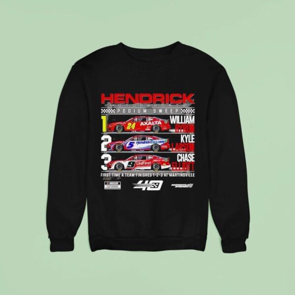 Hendrick Motorsports Th Anniversary William Byron Kyle Larson Chase Elliott Racing Sweatshirt