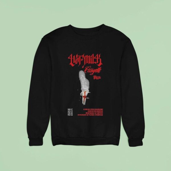 Hot Milk Uk Pop Punk Tour Sweatshirt