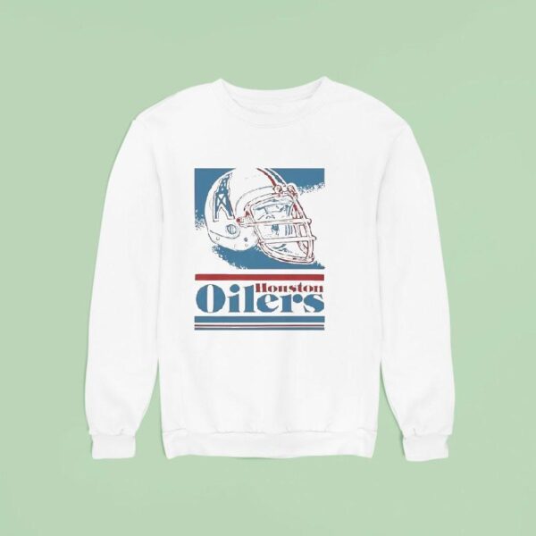 Houston Oilers Football Helme Sweatshirt