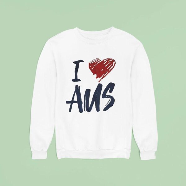 I Love Aus Sweatshirt