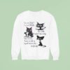 I M Not Crazy I M Just Special Black Cats Sweatshirt