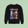 Ian Happ X Caleb Williams Chicago Cubs All Season Chicago Bears On Sundays Signatures Sweatshirt