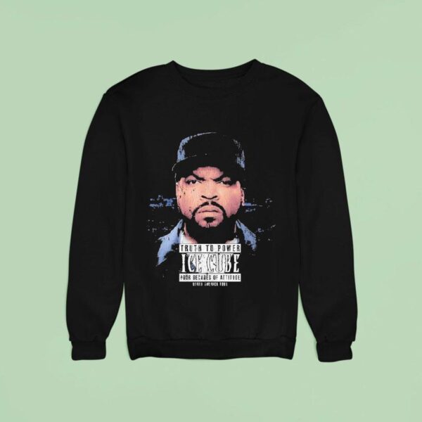 Ice Cube Truth To Power Four Decades Of Attitude Impala Tour Sweatshirt