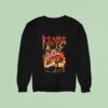 Ice Nine Kills X Freddy Krueger Tasmanian Devil In A Tour Bus Fire Kim Dracula Sweatshirt