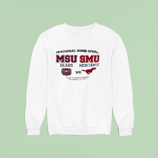 Inaugural Home Opener Missouri State Bears Vs Smu Mustangs Sweatshirt