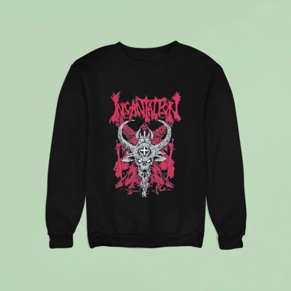 Incantation Grey Demon Tour Sweatshirt