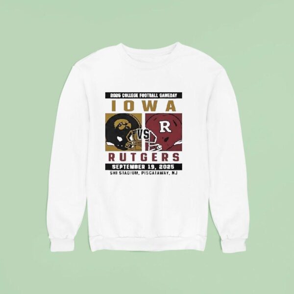 Iowa Hawkeyes Vs Rutgers Scarlet Knights Football College Football Gameday Sweatshirt