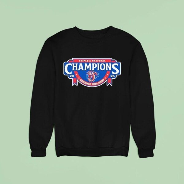Jacksonville Jumbo Shrimp Triple A National Champions Sweatshirt
